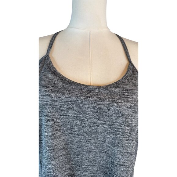 NWT Calvin Klein Medium Performance Heather Gray Racerback Athletic Dress - Picture 7 of 16